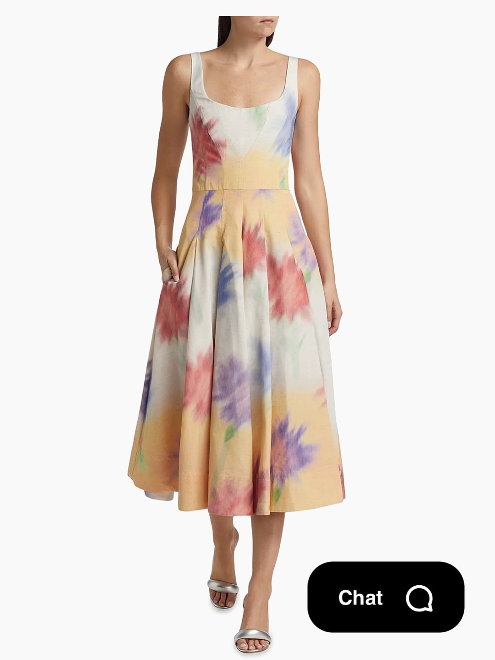 Prabal Gurung Blurred Floral cocktail dress Sz 4. Retail over 500